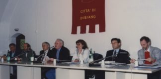 Beppe Manfredi e la giunta consiglio comunale maggio 1995