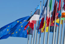 bandiere degli stati europei e dell'Europa