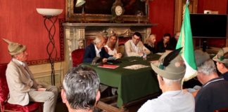La conferenza stampa per la presentazione del Raduno degli alpini della Piana cuneese, in programma a Fossano