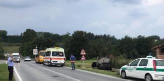 L'incidente a Bene Vagienna in via Fossano