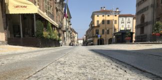 Via Roma pavimentazione