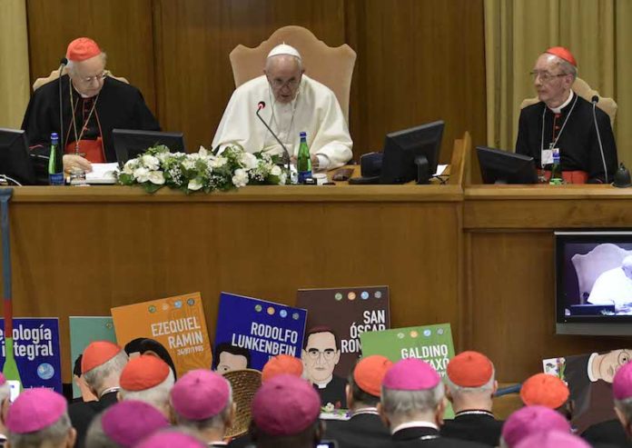 Sinodo Amazzonia Apertura Papa Francesco guida l'inizio dei lavori del Sinodo sulla Amazzonia