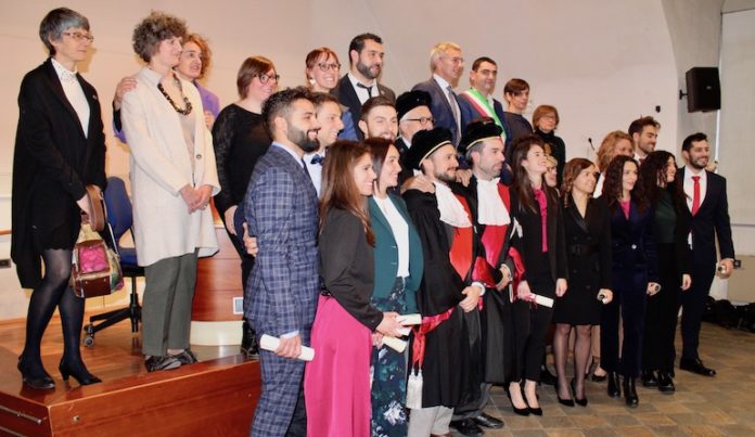 La proclamazione delle lauree in fisioterapia a Fossano