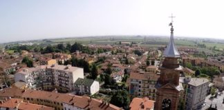 Centallo, vista panoramica