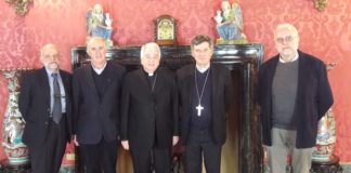 I delegati delle diocesi di Cuneo e Fossano con il vescovo incontrano il Nunzio apostolico in Italia mons. Emil Paul Tscherring