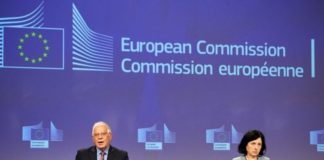 Commissione Europea: i commissari Borrell e Jourovà
