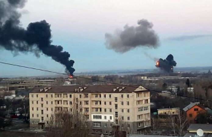 Ucraina guerra e bombardamenti