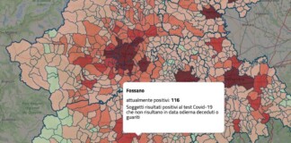 Piemonte Mappa Covid 05-04-2022