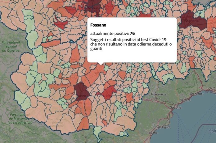 Covid Mappa Piemonte 31 05 2022