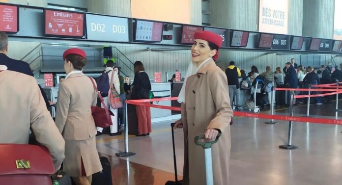 Alexandra Avram in aeroporto