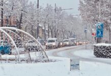 Fossano, un’altra notte di neve? Nevicata