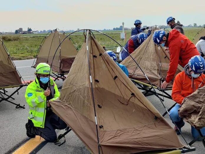 Ospedale da campo Maxiemergenza Piemonte