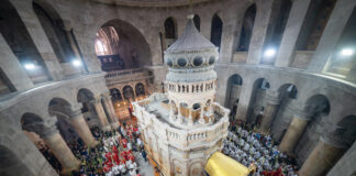 Gerusalemme Santo Sepolcro Messa Palme 2023