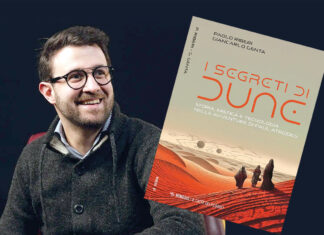 Paolo Riberi e la copertina de "I segreti di Dune"