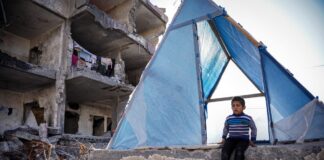 Gaza Guerra Bambino