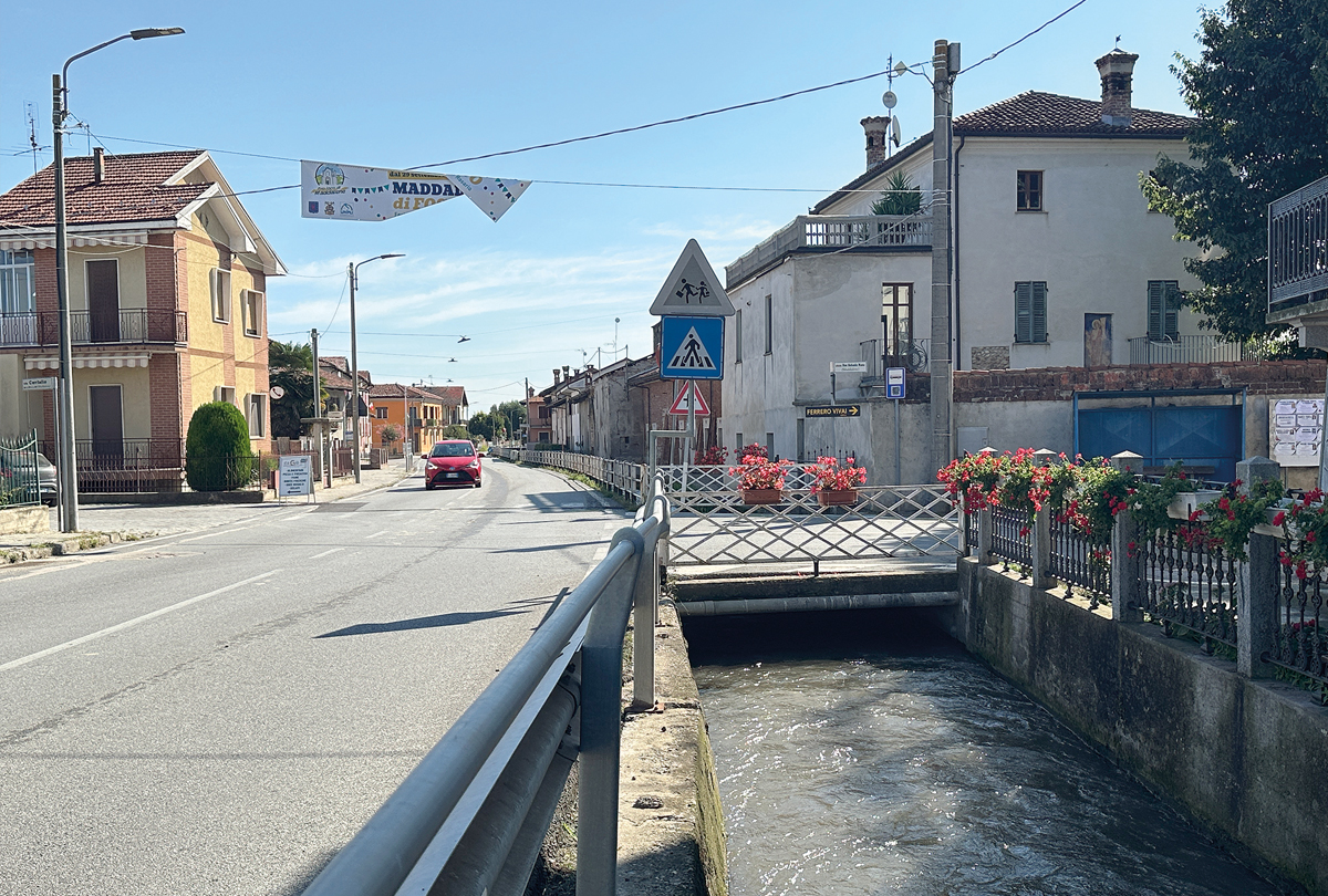 Il ponte di Maddalene sul canale Tavolera
