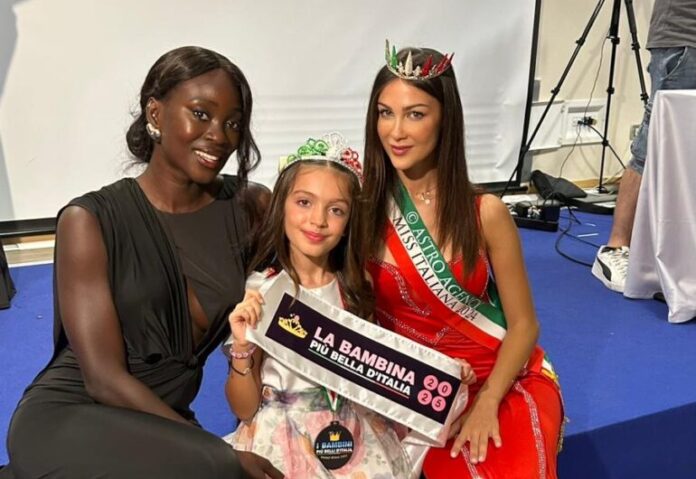 Giulia Marku bambina più bella d'Italia
