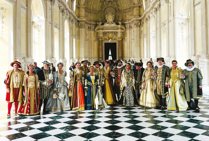 Figuranti del Palio alla Reggia di Venaria