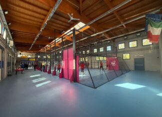 Peraria realizza la prima e unica HitBall Arena al mondo Villa Peraria HitBall Arena01