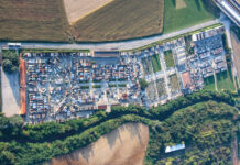 Il “cantiere cimitero” Il cimitero di Fossano visto dall'alto