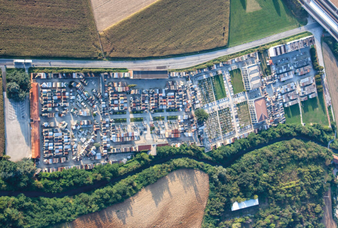 Il cimitero di Fossano visto dall'alto Il cimitero di Fossano visto dall'alto