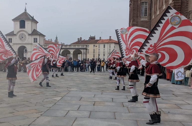 Sbandieratori a Venaria