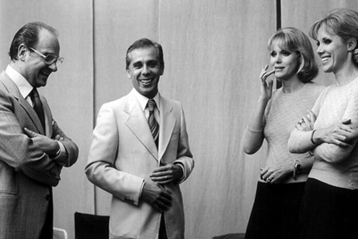 Alice ed Ellen Kessler con Aldo Balocco