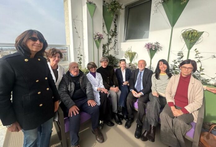 La terrazza della Pediatria di Savigliano