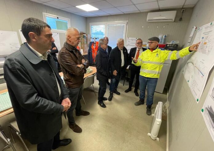 Il sopralluogo alla tangenziale dei vertici Anas Il sopralluogo alla tangenziale dei vertici Anas