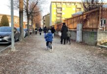 Via Germanetto, il fondo in ghiaia è scomodo ma utile